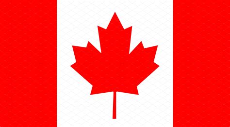 Canada Flag, Flag of Canada vector | Custom-Designed Icons ~ Creative Market