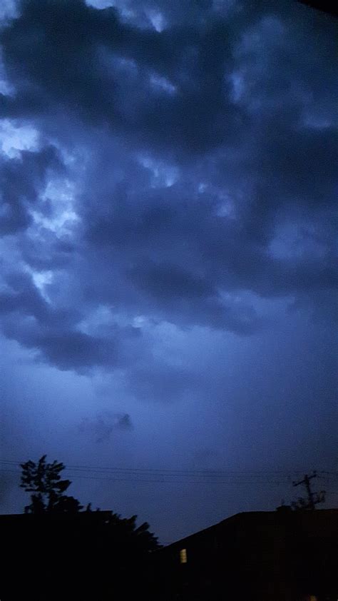 Night storm, black, blue, nite, summer storm, HD phone wallpaper | Peakpx