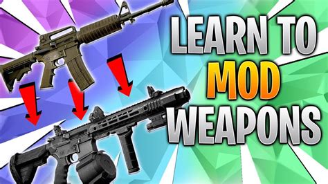 Learn To Mod Weapons - Tarkov Modding Guide - Beginner Guide - YouTube