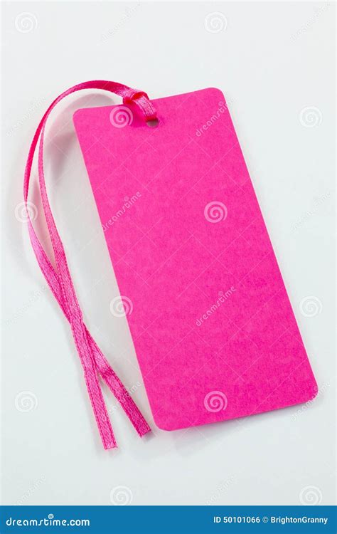 Pink tag stock photo. Image of label, object, gift, invitation - 50101066