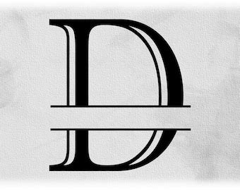 Letter D Monogram | Etsy