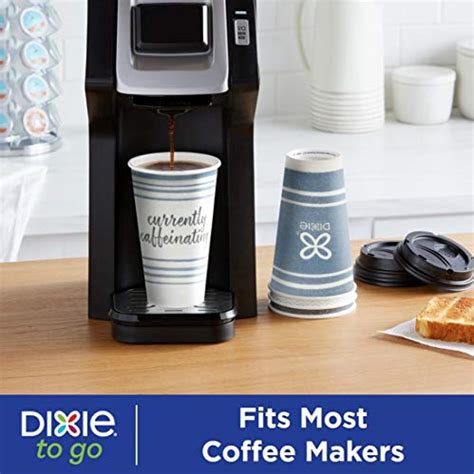 Dixie To Go Medium Paper Coffee Cups With Lids, 12 Oz, 156 Count ...