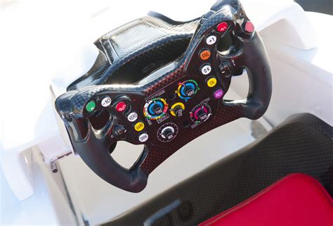 Authentic F1 Steering Wheel | White Car, Product Launch