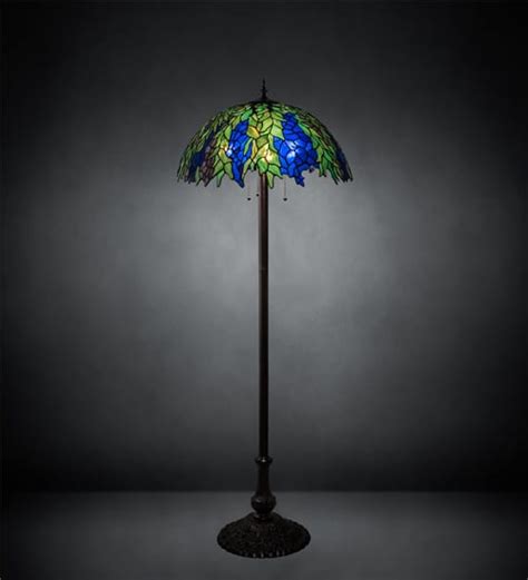 Tiffany Style Floor Lamp 122833 stained glass corner lighting