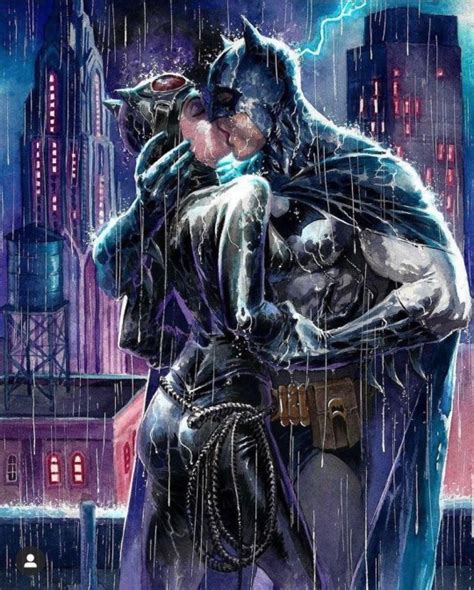 The Bat & The Cat | Batman kiss catwoman, Batman and catwoman, Catwoman comic