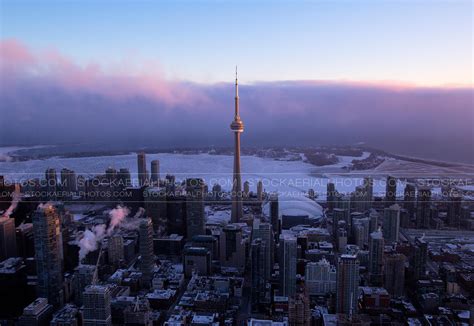 Aerial Photo | CN Tower Sunset