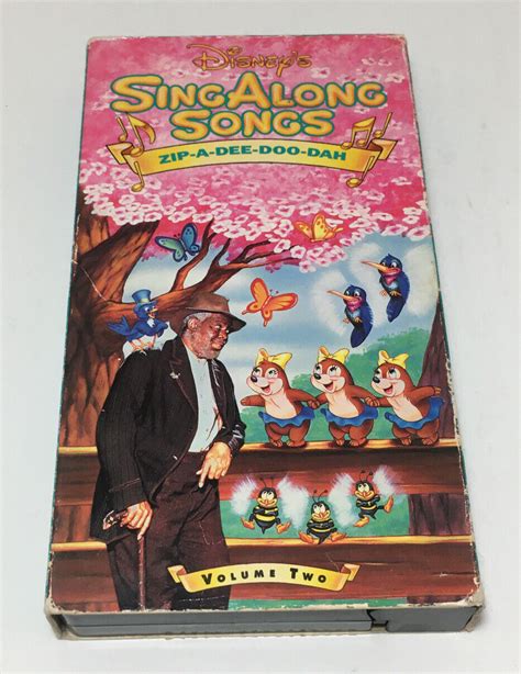 Sing Along Songs Zip-A-Dee-Doo-Dah VHS Song of the South Volume 2 ...