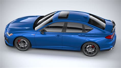 Acura TLX Type S 2021 3D Model $129 - .c4d .3ds .fbx .lwo .ma .obj .max ...