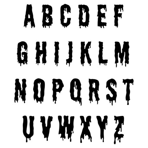 Spooky Halloween Letters - 15 Free PDF Printables | Printablee