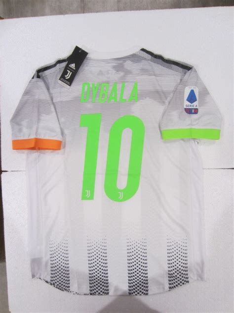 Paulo Dybala #10 Juventus FC Palace Match Slim Fourth Soccer Jersey ...