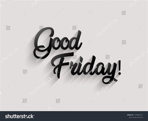 Good Friday Vector Illustration Background Greetings Stock Vector ...