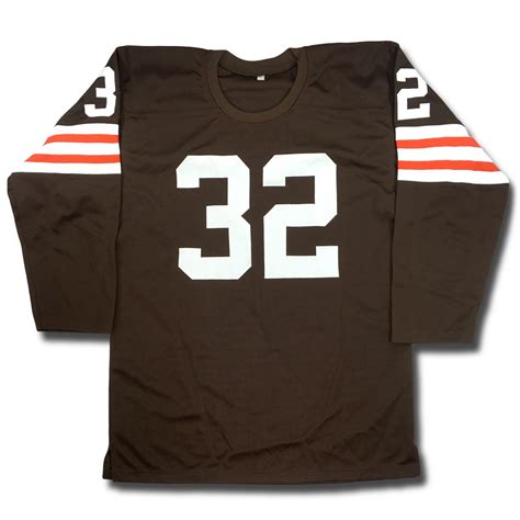 Lot Detail - Jim Brown Cleveland Browns Autographed Jersey - "HOF 71" Inscription (JSA COA)