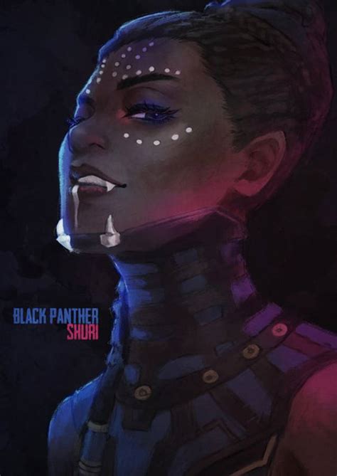 Download Black Panther Shuri Fan Art Wallpaper | Wallpapers.com