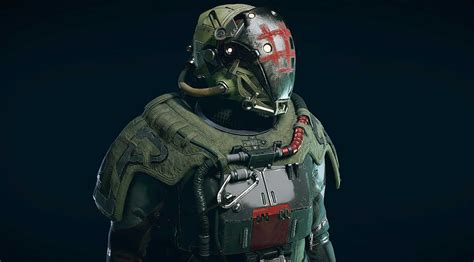 Bounty Hunter - Black Green Red Spacesuit | Starfield Mod Download