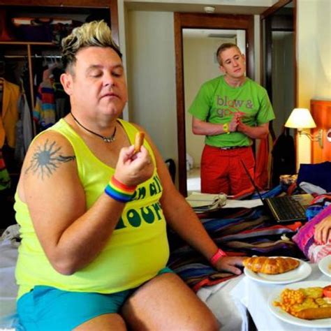 Tony Maudsley 'dreads' Benidorm costumes