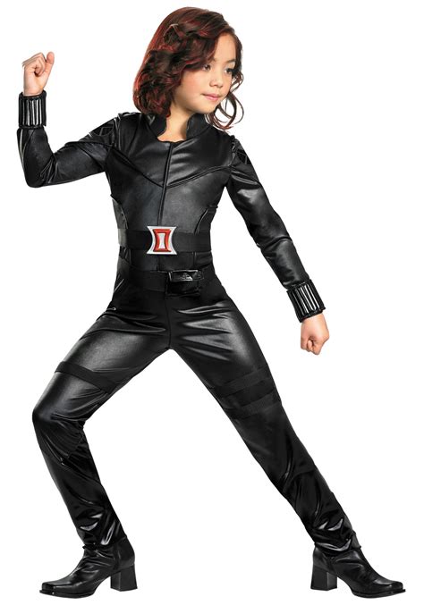 Girls Deluxe Black Widow Costume - Halloween Costumes