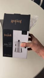 Review of #JOYJOLT Italian Moka Pot Stovetop Aluminum Espresso Maker by Elvis, 2 votes | Flip App CA