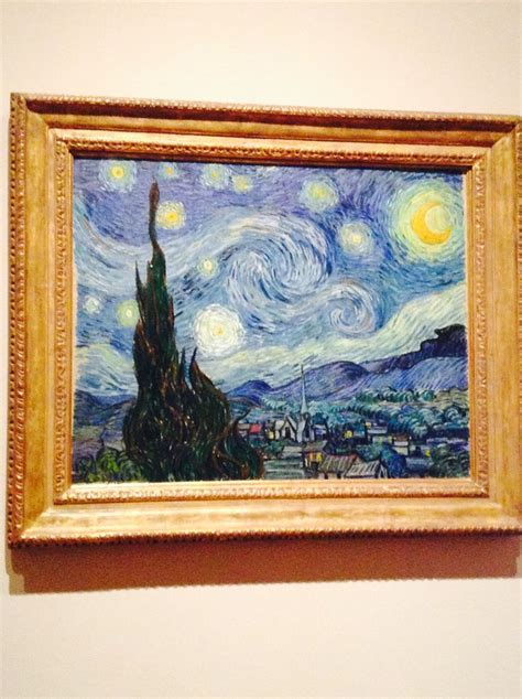 I went to the MOMA and took this pic of the original "Starry night " | Starry night original ...