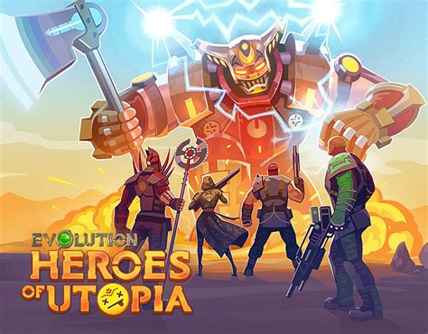 Heroes Of Utopia Game Promo Page | Behance