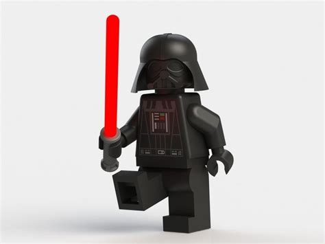 Darth Vader Lego 3D Model 3D printable STL SLDPRT SLDASM SLDDRW WRL WRZ | CGTrader.com