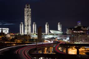 Albany New York Skyline at night