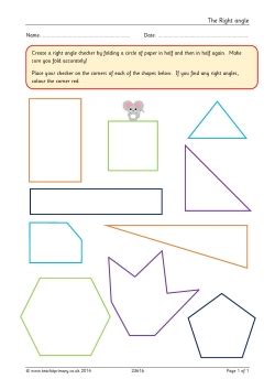 Right Angle Shapes Lesson Plans & Worksheets Reviewed by Teachers - Worksheets Library