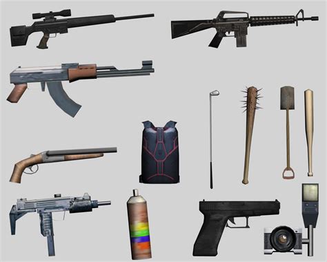 GTAGarage.com » GTA San Andreas Beta Weapons » View Screenshot