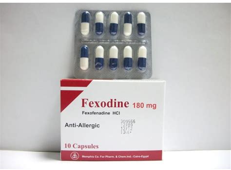 Fexodine 180 180mg Capsule - Rosheta Saudi Arabia