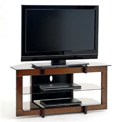 15 The Best Contemporary Black Tv Stands Corner Glass Shelf