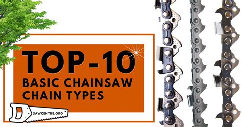 10 Top Basic Chainsaw Chain Types - A To Z Options Guide