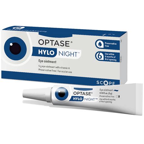 Buy OptaseHYLO Night Gel for Dry Eyes - Preservative Free Lubricant ...