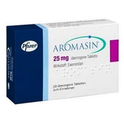 Aromasin 25 mg ( exemestane ) 30 tablets