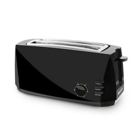 Elite Gourmet 4-slice Long Slot Cool-touch Toaster (black) - Walmart ...