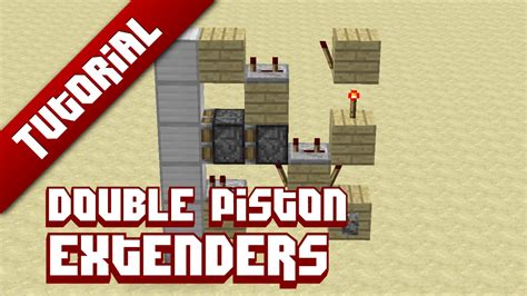 Double piston extenders, wall/ceiling/floor Minecraft Map