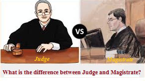 What is the difference between Judge and Magistrate?