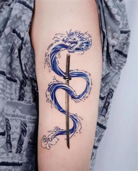 Japanese Water Dragon Tattoo Designs