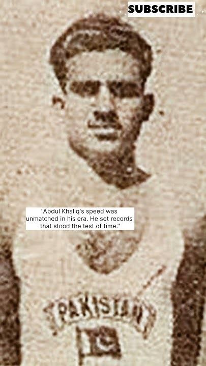 "Abdul Khaliq: Asia's Fastest Sprinter | The Untold Story"||Pakistani Athlete||YT short|| - YouTube