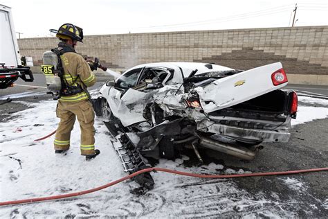 5-car crash briefly closes lanes on Highway 4; at least 1 person taken to hospital – The Mercury ...