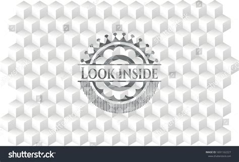 Look Inside Grey Badge Geometric Cube Stock Vector (Royalty Free) 1691162227 | Shutterstock