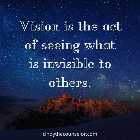 Vision quote #motivationalquotes | Vision quotes, Favorite quotes, Quotes