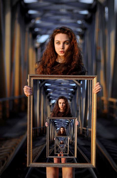 recursion by Dmitry Gievsky Mirror Photography, Self Portrait ...