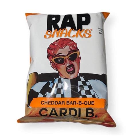 Rap Snacks Chips - Cardi B Cheddar BBQ - 71G