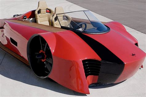 New electric sports hovercraft is fast, quiet, and it looks like a Ferrari