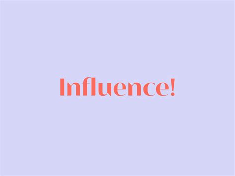 Influence! Podcast by Caroline Rubik on Dribbble