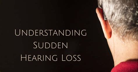 Sudden Sensorineural Hearing Loss (SSHL) – Atlantic Ear, Nose & Throat
