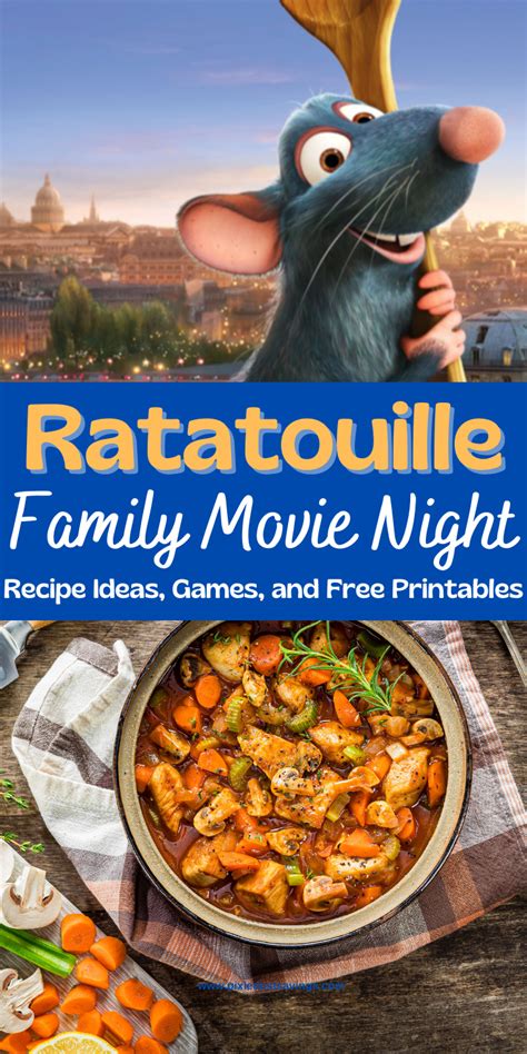 Ratatouille Movie Night with Dole | Disney movie night, Disney movie night dinner, Disney themed ...