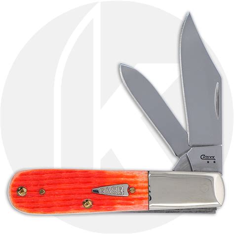 Case Barlow Knife 07993 - Tangerine Bone - 62009 1 / 2 SS - Discontinued - BNIB