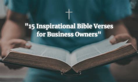 15 Inspirational Bible Verses for Business Owners