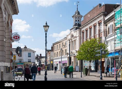 Market Place, Hitchin, Hertfordshire, England, United Kingdom Stock Photo - Alamy