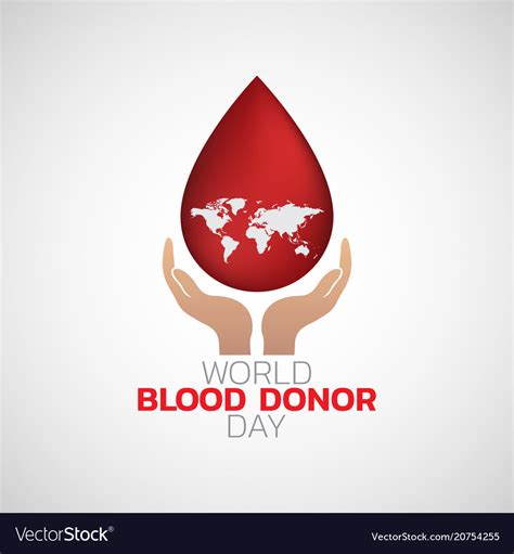 World blood donor day Royalty Free Vector Image